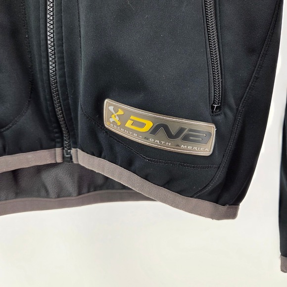 DNB Descente North America Mens Black Full Zip Softshell Jacket XXS Ski Winter - Picture 8 of 10